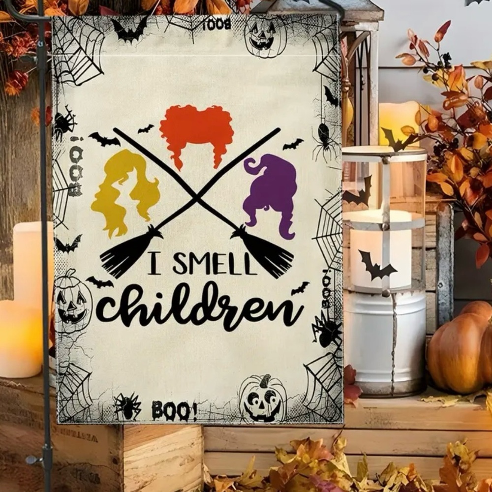 HALLOWEEN GARDEN FLAG, NWT - Picture 1 of 6